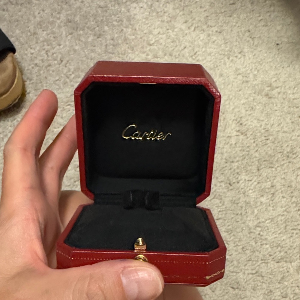 Cartier Red and Black Jewelry Box
